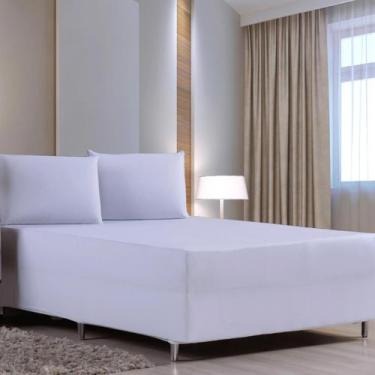 Imagem de Jogo de Lençol Box Conjugado Casal 3 Peças Malha Algodão - Sonho e Art