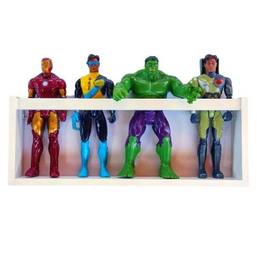 Imagem de Prateleira Bonecos Marvel Barbie Nicho Porta Pelúcia