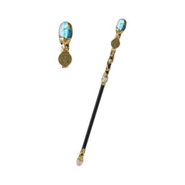 Imagem de Varinha De Cristal Das 12 Constelações, Pedra Mágica Para Cura, Decora