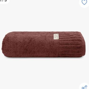 Imagem de Toalha de Rosto Premium Velour Camesa 100% Algodão, Terracota