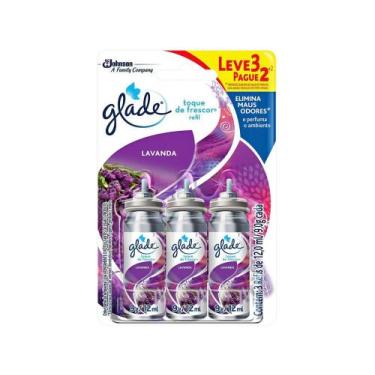 Imagem de Odorizador de Ambiente Spray Glade - Toque de Frescor Refil 12ml 3 Uni