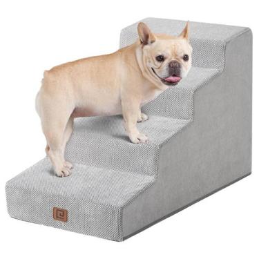 Imagem de Escadas para cães EHEYCIGA de 4 etapas para cães pequenos, 50 cm/H, pa