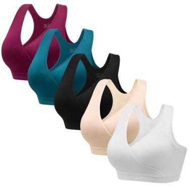 Imagem de Sutiãs de amamentação HBSelect Nursing for Breastfeeding, pacote com 3