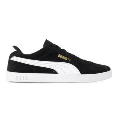 Imagem de Tênis Puma Club II Masculino, 40, Preto, Branco
