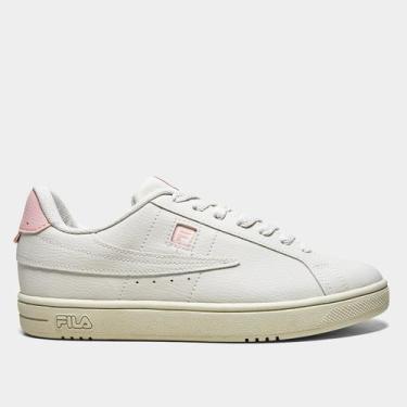 Imagem de Tênis Fila Fx Court 70 Feminino, Branco, Rosa, 34