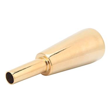 Imagem de Mingzhe Bocal de Trompete de Metal Resistente Cone Tom Brilhante Oceano Prata Acessórios de Desempenho de Longa Duração para a Maioria Dos Alto-falantes Padrão (Ouro)