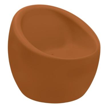 Imagem de Poltrona Tramontina Oca Em Polietileno Laranja Caqui