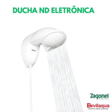 Imagem de Ducha Nd Eletronica 7700w 220v Branco Zagonel