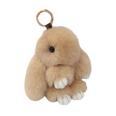 Imagem de Chaveiro Plush Bunny Soft Fluffy Camel Rabbit