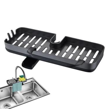 Imagem de Organizador de Torneira para Cozinha - Bandeja De Organização Pendurável,Organizador De Esponjas Para Pia,Para Esfregões Domesticos Sabao Escovas Toalhas Dona De Casa Familia Amigos Vizinhos Mae