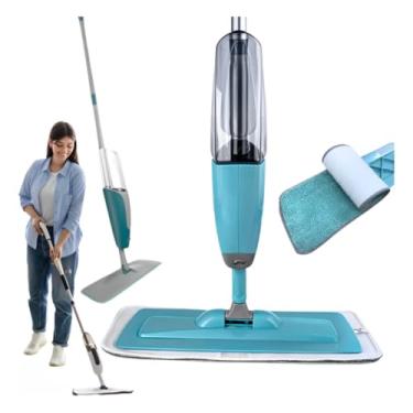 Imagem de Mop Spray com Reservatório para Limpeza Esfregão Microfibra com Dispenser, Refil, Gatilho Ergonômico e Rodo 360 graus Sortido
