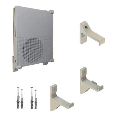 Imagem de 2X Suporte Console Xbox One S Parede + Com Parafusos Br