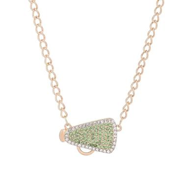 Imagem de ONLYJUMP Colar de torcida para mulheres, pingente de megafone de torcida de ginástica delicada, colar com pingente de equipe de torcida, pingente, pingente, joias para presente, Large, Liga de aço