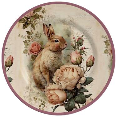Imagem de Sousplat Coelha Acácia 34Cm Cerâmica Alleanza
