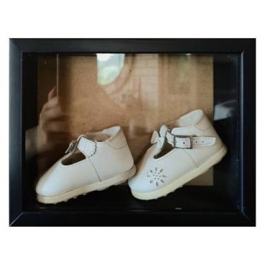 Imagem de KIAGA, Moldura Caixa Alta com Vidro para Quadros Quilling e Scrapbook - 1,5x6,5 Cor:PRETO;Tamanho:13X18 CM