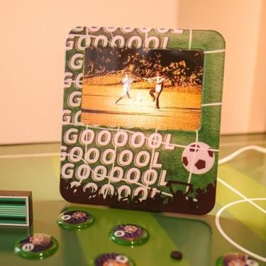 Imagem de Luminária Porta Retrato Bivolt 10x15 - Futebol