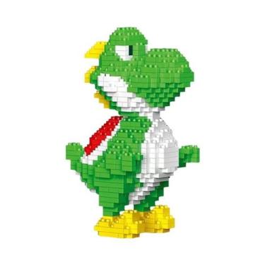 Imagem de Blocos De Montar De Anime Mario Luigi Yoshi, Brinquedo De Modelo Monta
