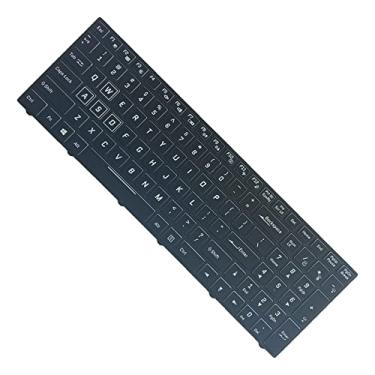 Imagem de UGPLM Teclado de laptop com luz de fundo colorida EUA para N850 N857Hj Cvm15F23Usj4309