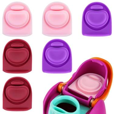 Imagem de BMSQOFD Tampa de vedação de substituição de silicone compatível com Owala FreeSip 680 g, 6 peças de tampa superior de garrafa de água para Owala 16/19/24/32/1,134 g tampa de vedação bucha peças