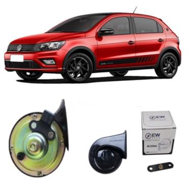 Imagem de BUZINA CARACOL + PLUG 2 PINOS E CONECTOR PARA GOL G7/G8 DE 2017 ATÉ 2023