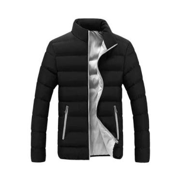 Imagem de Jaqueta Parka Masculina De Inverno À Prova De Vento, Casaco De Algodão