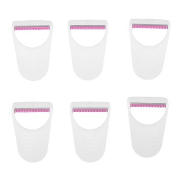 Imagem de Semme 6 Cortadores Descartáveis ​​do Cavalo Dos Pces, Ferramentas Portáteis de Pouco Peso Pequenas do Corte Preparação Com Capas Protetoras para Cavalos e Animais de Estimação (PINK)