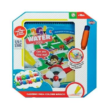 Imagem de Caderno Mágico Para Colorir Divertido Transportes Toyng