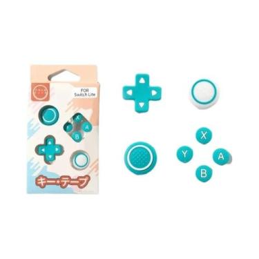 Imagem de Protetor Adesivo De Silicone Macio Para Botão D-Pad E Capa De Borracha