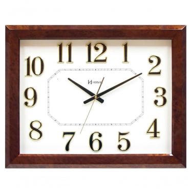 Imagem de Relógio Parede Herweg Alto Relevo Plástico 69 Cm Sala 4602 Ipê