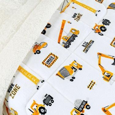 Imagem de Coberdrom Solteiro Tutti Kids Manta 100g Dupla Face Flannel E Sherpa 01 Peça 100% Poliéster - Manny