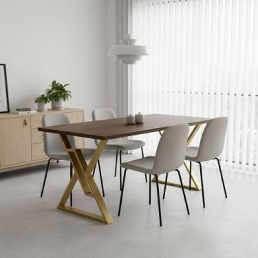 Imagem de Base De Mesa Tóquio Para Tampos De Madeira Até 1,80m X 0,90m - Loja da