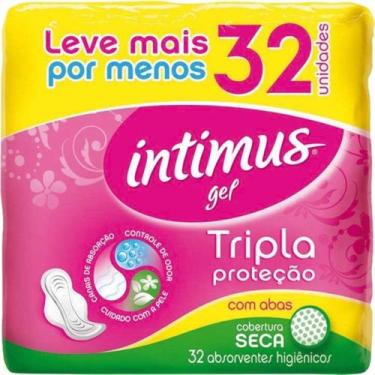 Imagem de Absorvente Intimus Toda Protegida Cobertura Suave Com Abas com 32 unid