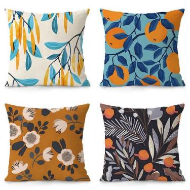 Imagem de Conjunto de fronhas Nordic Minimalist Floral 35x35cm (conjunto de 4) -