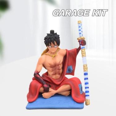Imagem de Figura Estátua Sajy Cartoon One Piece Monkey D. Luffy 11cm - Gloome St