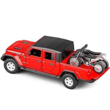 Imagem de Carro fundido sob pressão, modelo Jeep Gladiator, escala 1/32, com som