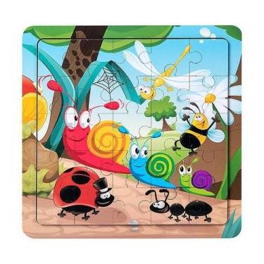 Imagem de Quebra-cabeças infantis de madeira Venalisa 25 modelos para mais de 3 