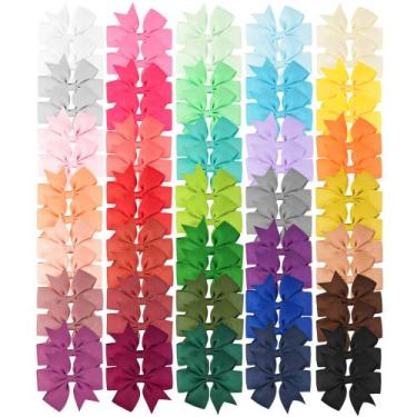 Imagem de Conjunto de clipes para laços de cabelo Prohouse Boutique Grosgrain Ri