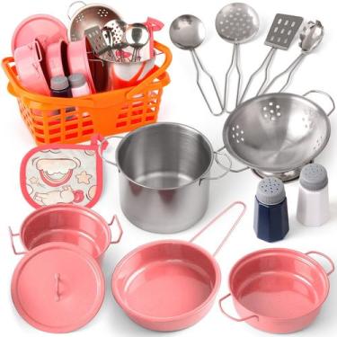 Imagem de Conjunto de acessórios de brinquedos de cozinha Kids Play Veitch Fairy