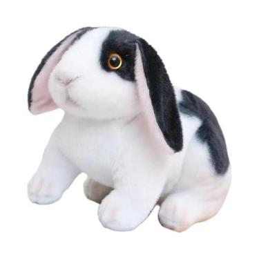Imagem de Brinquedo De Pelúcia Coelho Realista De 20cm, Coelho Kawaii De Páscoa,