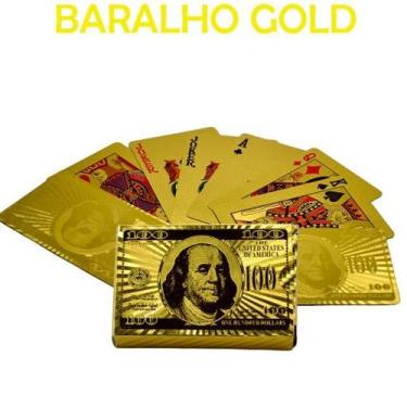 Imagem de Baralho, Baralho ouro, Baralho dourado, Baralho truco, Baralho profiss