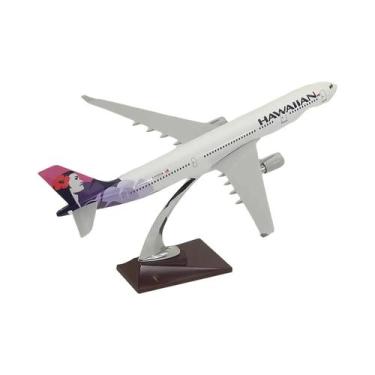 Imagem de Modelo De Aeronave Em Resina Hawaiian Airlines A330 40CM Escala 1:80 P