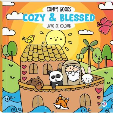 Imagem de Livro - Comfy Goods - Cozy e Blessed Para Colorir