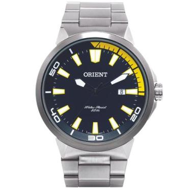 Imagem de Relógio ORIENT masculino preto/amarelo MBSS1197A PYSX