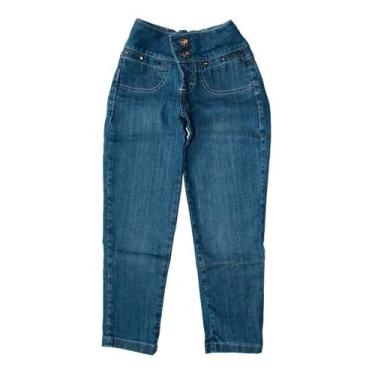 Imagem de Calça Jeans Infantil Menino Menina - anjo da mamãe, Verde, Musgo, 8