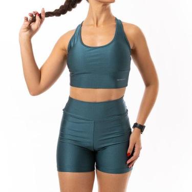 Imagem de Top Di Paula Mirela Fitness Feminino, G, Verde