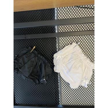 Imagem de Conjunto Bebê Luxo Calcinha bunda rica baby algodão - Sneakers, Branco
