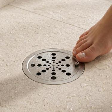 Imagem de Ralo Abre e Fecha Redondo INOX ESCOVADO 15cm - Smart DEPOT