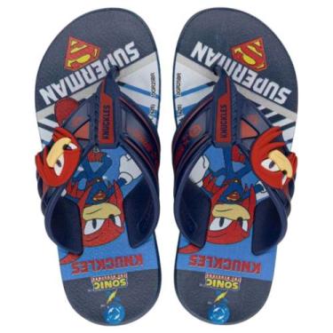 Imagem de Chinelo de Dedo Infantil Menino Conforto Sonic Grendene Kids, Azul, Ve