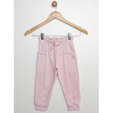 Imagem de Calça Moletom Clochard Infantil Para Menina - ROSA - BRINCAR E ARTE, 2