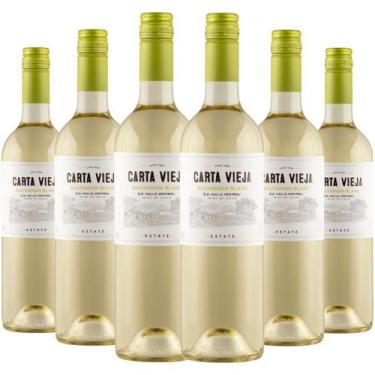 Imagem de Kit Caixa Fechada 6 Vinhos Branco Carta Vieja Sauvignon Blanc